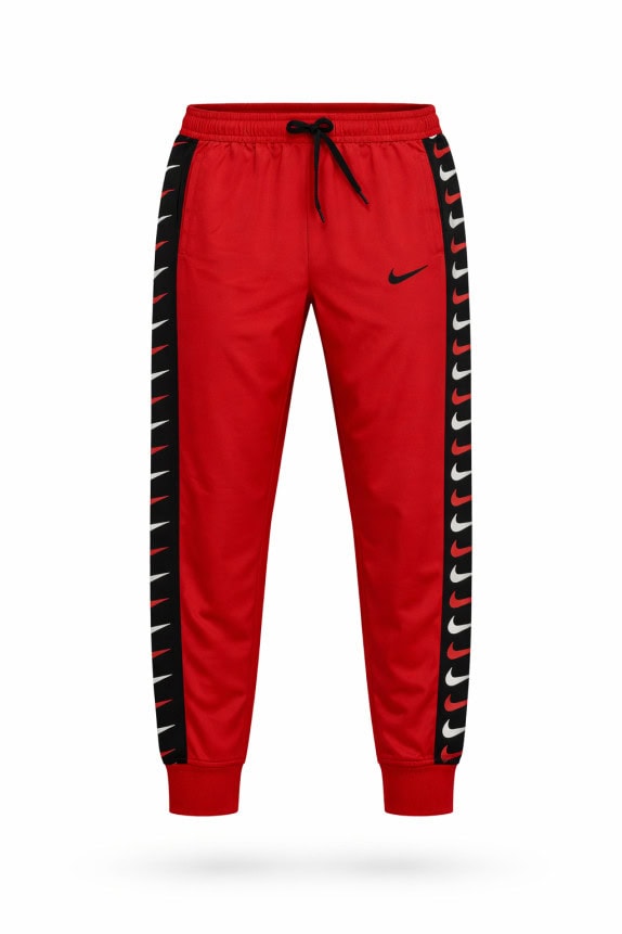 NIKE PANTALONI TUTA ATHLETIC ROSSO UNISEX PRE OWNED M