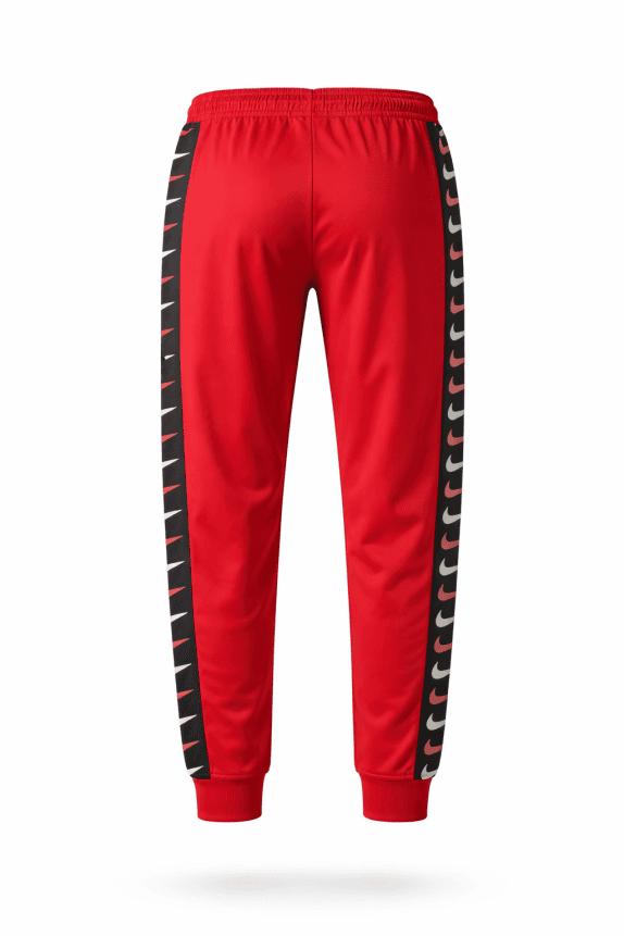 NIKE PANTALONI TUTA SPORTSWEAR ROSSO UOMO PRE OWNED L