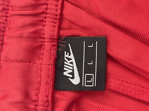 NIKE PANTALONI TUTA SPORTSWEAR ROSSO UOMO PRE OWNED L