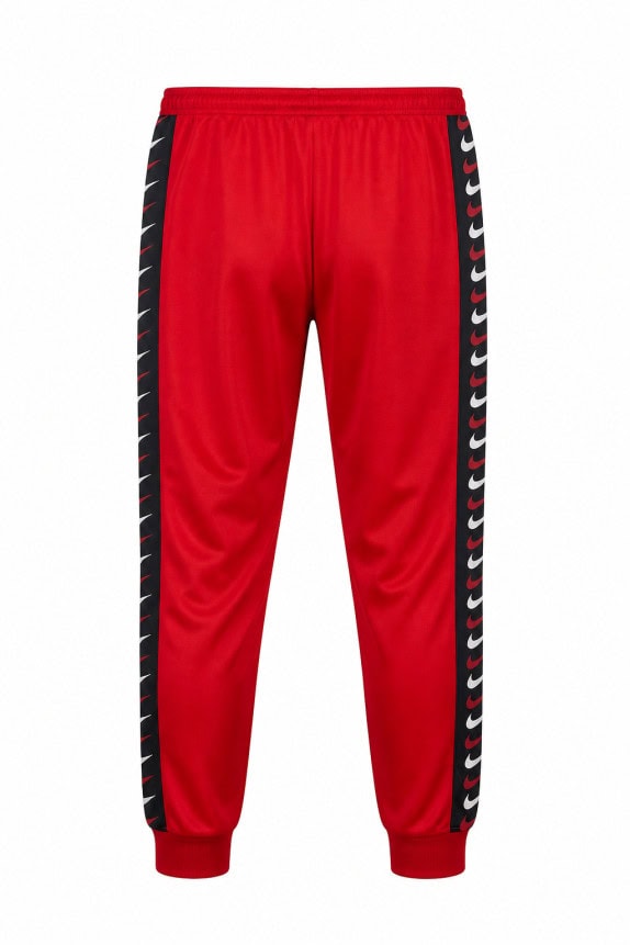 NIKE TRACK PANTS STREETWEAR RED MENS PRE OWNED XXL