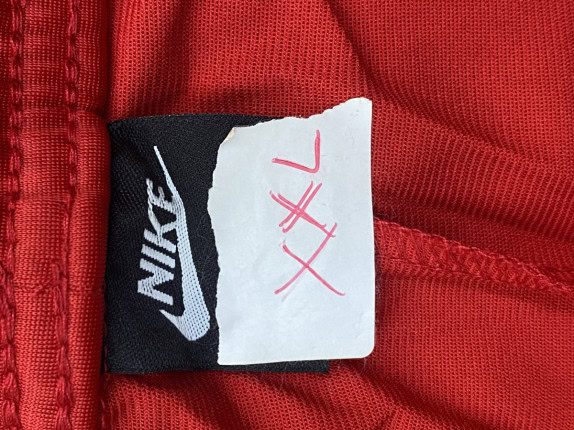 NIKE TRACK PANTS STREETWEAR RED MENS PRE OWNED XXL