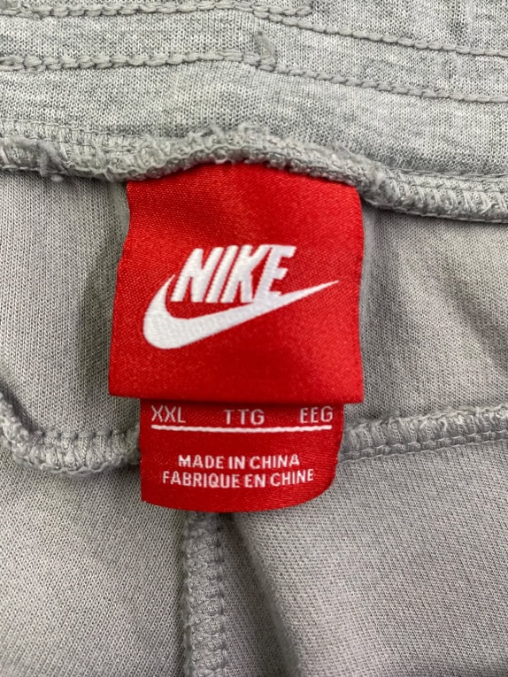 NIKE ΠΑΝΤΕΛΟΝΙ ΦΟΡΜΑΣ TECH FLEECE STYLE LOGO ΓΚΡΙ ΑΝΔΡΙΚΟ XXL