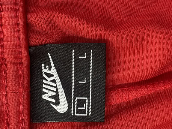 NIKE PANTALONI TUTA SPORTSWEAR ROSSO UOMO PRE OWNED L