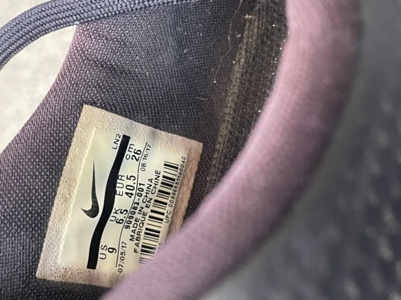 NIKE ΠΑΠΟΥΤΣΙΑ ΓΚΟΛΦ ATHLETIC ΜΑΥΡΟ ΓΥΝΑΙΚΕΙΟ PRE OWNED EU 40.5