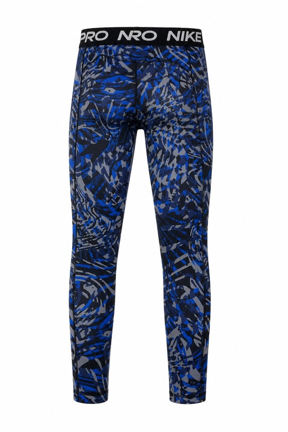 NIKE PRO ΚΟΛΑΝ SPORTSWEAR GRAPHIC ΜΠΛΕ ΜΑΥΡΟ ΓΥΝΑΙΚΕΙΟ PRE OWNED S