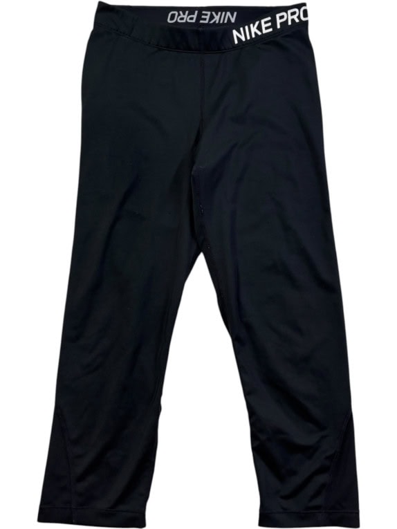 NIKE PRO LEGGINGS COMPRESSIONE ATHLETIC NERO DONNA PRE OWNED M