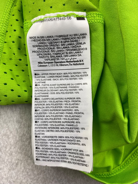 NIKE PRO TANK TOP DRI-FIT SWOOSH LIME GREEN WOMEN'S XS