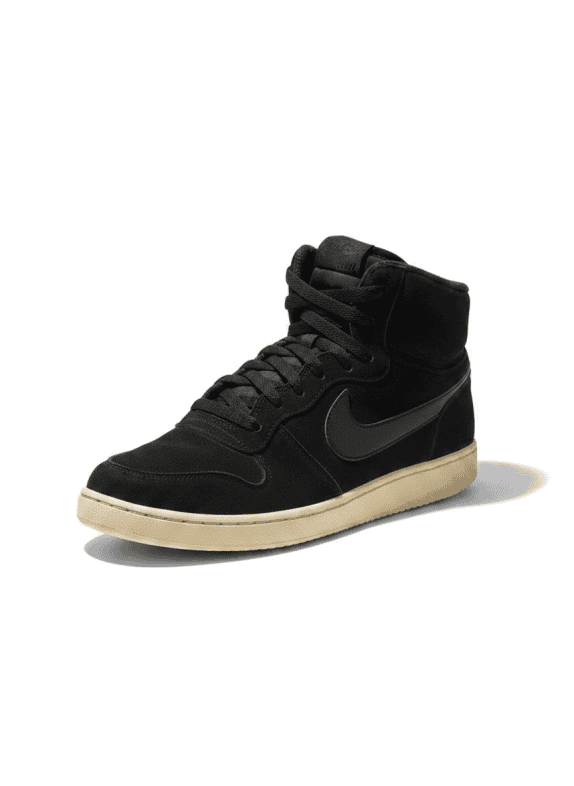NIKE HIGH TOP SNEAKERS CLASSIC BLACK MEN PRE OWNED EU 45