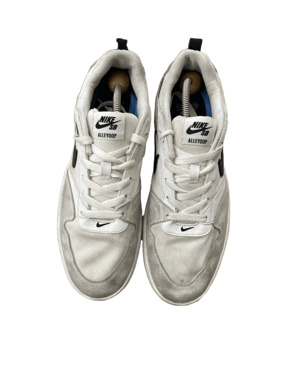 NIKE SB ALLEYOOP SNEAKERS SKATE OFF WHITE UOMO PRE OWNED EU 44