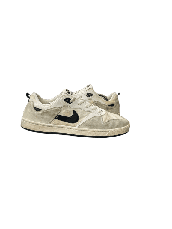 NIKE SB ALLEYOOP SNEAKERS SKATE OFF WHITE UOMO PRE OWNED EU 44