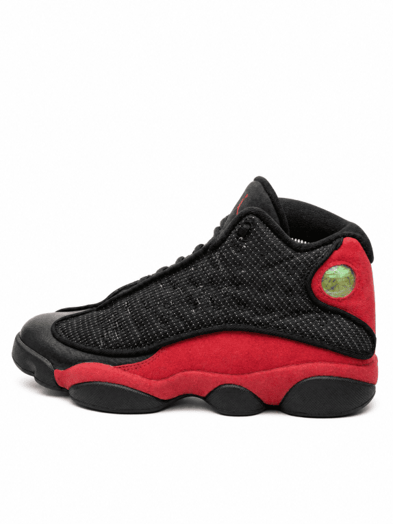 NIKE AIR JORDAN 13 RETRO BRED SNEAKERS NERE ROSSE UOMO PRE OWNED EU 40.5