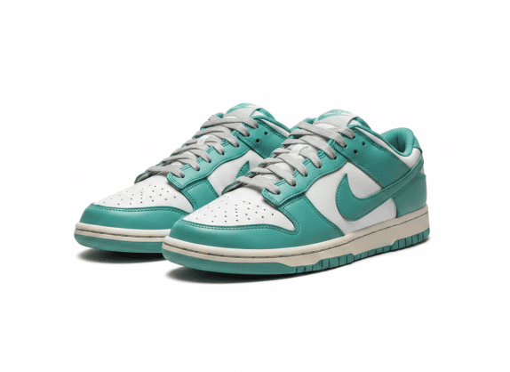 NIKE SNEAKERS RETRO TURQUOISE WHITE UNISEX PRE OWNED EU 42