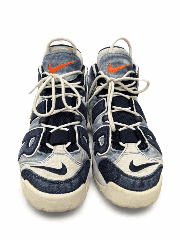 Nike Air More Uptempo 96 Denim 2019 SNEAKERS STREETWEAR ΜΠΛΕ ΑΝΤΡΙΚΟ PRE OWNED EU 42.5