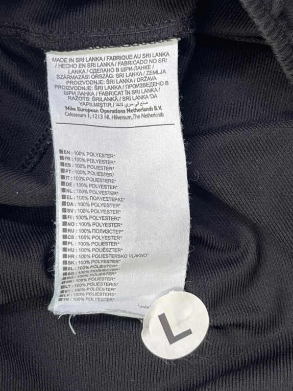 NIKE SHORTS SPORTSWEAR NERO UOMO PRE OWNED L