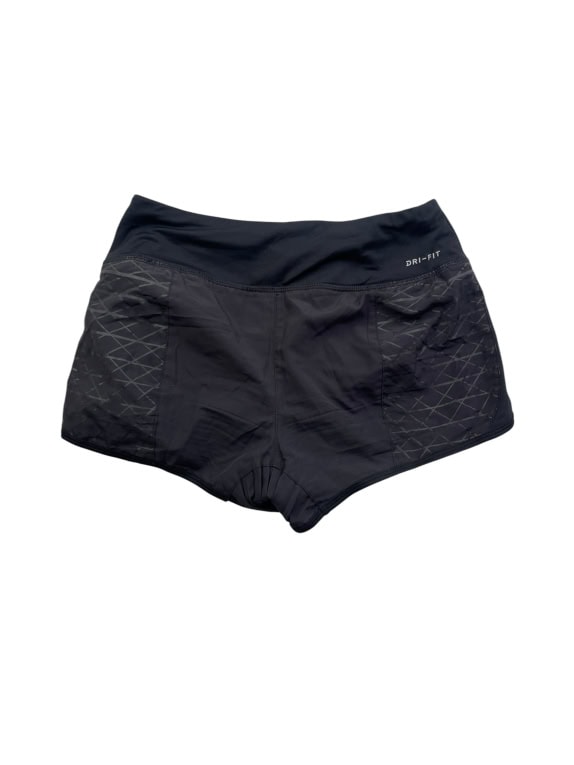 NIKE Pantaloncini da corsa Dri-Fit con logo riflettente Nero UNISEX XS