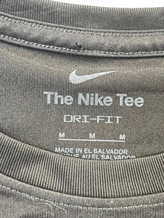 NIKE T SHIRT ATHLETIC GRAPHIC ΜΑΥΡΟ UNISEX PRE OWNED M