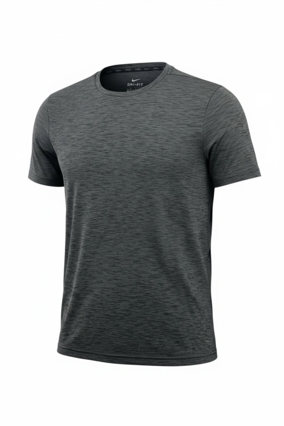 NIKE T-SHIRT DRI-FIT ATHLETIC ΜΕΛΑΝΖΕ ΓΚΡΙ ΑΝΔΡΙΚΟ M