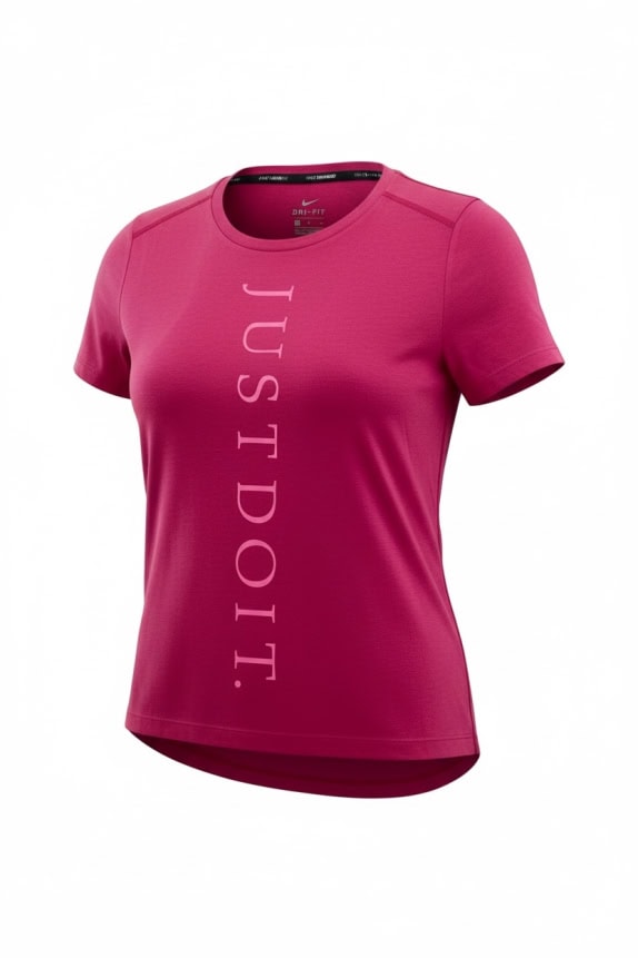 NIKE T-SHIRT DRI-FIT JUST DO IT fucsia da donna S