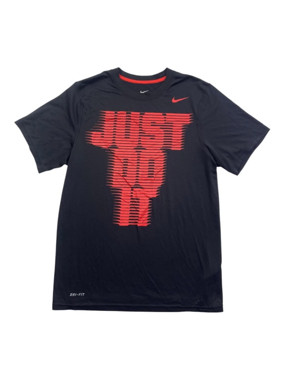 NIKE T-SHIRT DRI-FIT JUST DO IT ΛΟΓΟΤΥΠΟ ΜΑΥΡΟ ΑΝΔΡΙΚΟ S