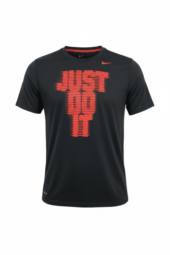 NIKE T-SHIRT DRI-FIT JUST DO IT ΛΟΓΟΤΥΠΟ ΜΑΥΡΟ ΑΝΔΡΙΚΟ S