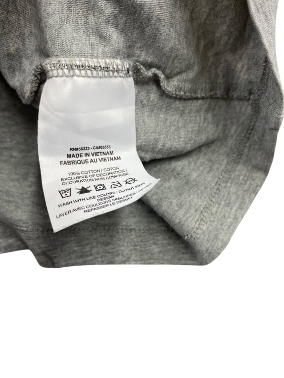 Nike T-Shirt grigia con logo a maniche corte da uomo M