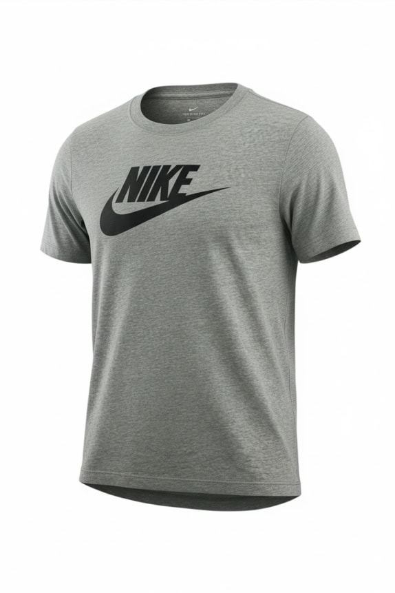 Nike T-Shirt grigia con logo a maniche corte da uomo M