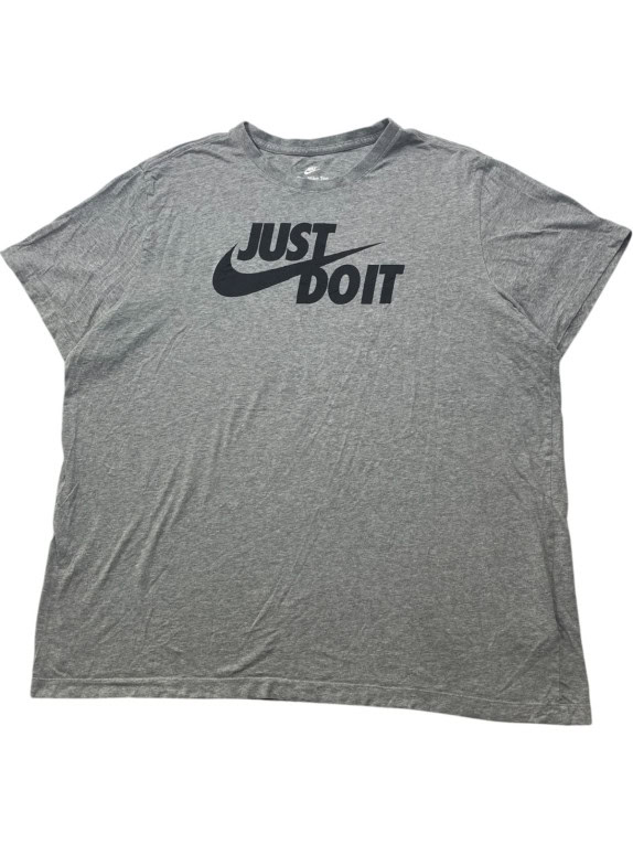 NIKE T SHIRT GRAPHIC ΓΚΡΙ ΑΝΤΡΙΚΟ PRE OWNED XXL