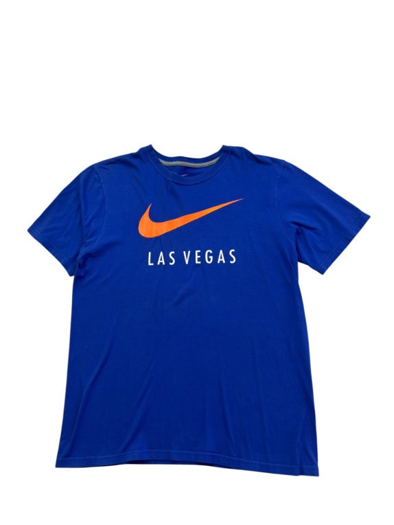 NIKE T SHIRT GRAPHIC ΜΠΛΕ ΑΝΤΡΙΚΟ PRE OWNED M