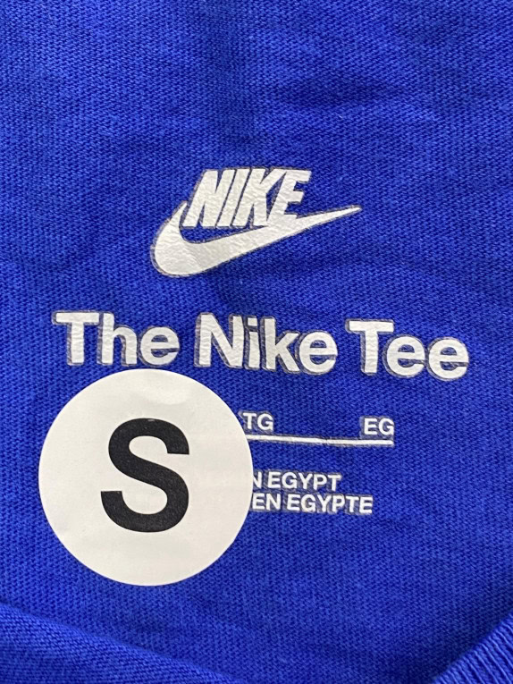 NIKE T SHIRT GRAPHIC ΜΠΛΕ ΑΝΤΡΙΚΟ PRE OWNED S
