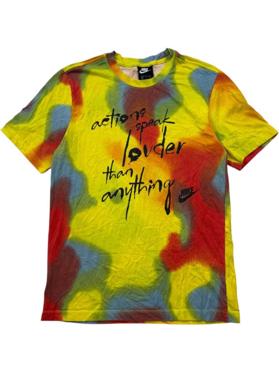 NIKE T SHIRT GRAPHIC MULTICOLOR ΑΝΤΡΙΚΟ PRE OWNED S