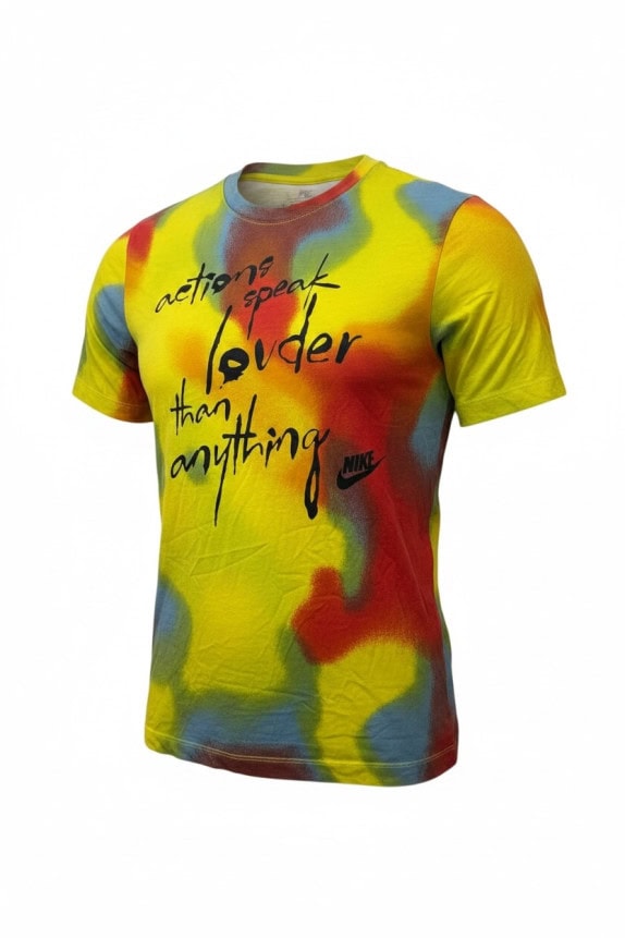 NIKE T SHIRT GRAPHIC MULTICOLOR ΑΝΤΡΙΚΟ PRE OWNED S