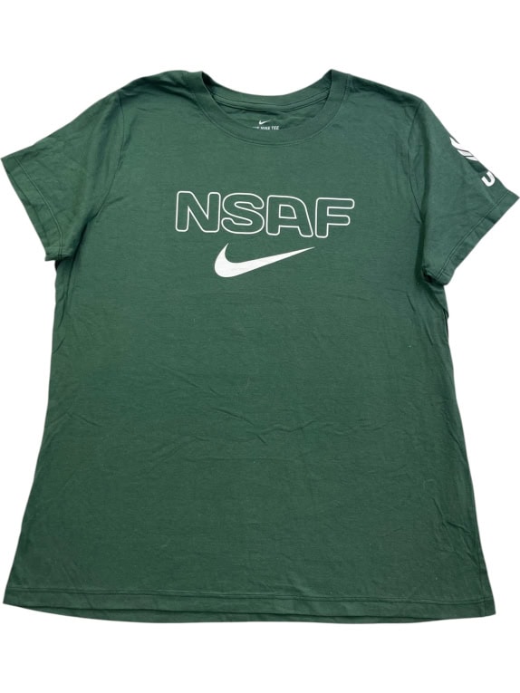 Nike T-Shirt Logo Print Πράσινο Unisex L
