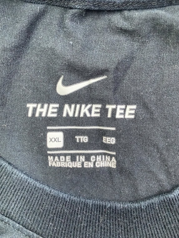 Nike T-Shirt Μαύρο XXL Ανδρικό