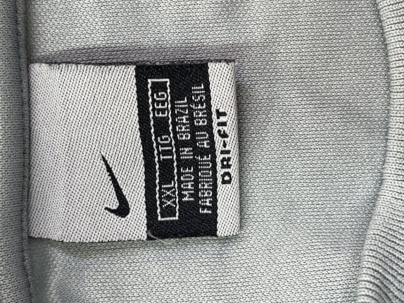 1990s NIKE T SHIRT MINIMAL GREY ΑΝΤΡΙΚΟ PRE OWNED XXL