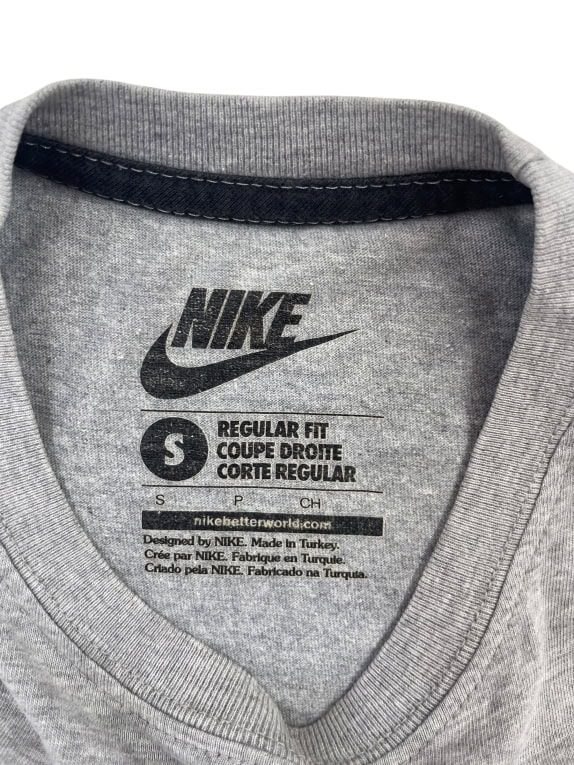 NIKE T-SHIRT "AIR FORCE 1" GRAPHIC GREY MEN'S S