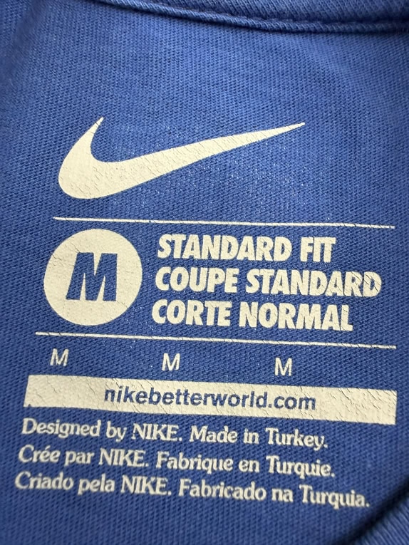 NIKE T-SHIRT "BARCA" GRAPHIC ΜΠΛΕ ΑΝΔΡΙΚΟ MEDIUM