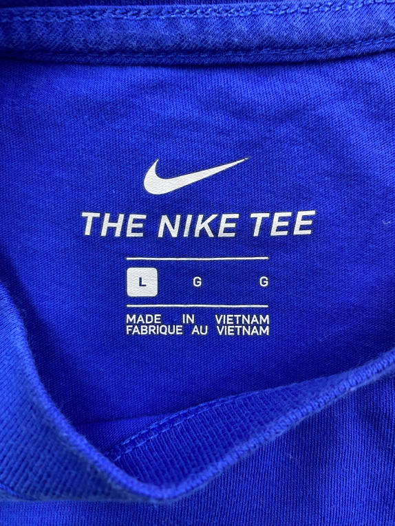 NIKE T-SHIRT "JUST DO IT" ΜΠΛΕ ΑΝΔΡΙΚΟ L