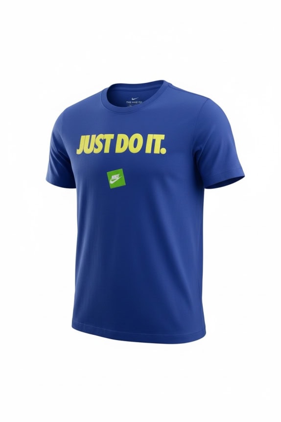 NIKE T-SHIRT 'JUST DO IT' BLU DA UOMO L
