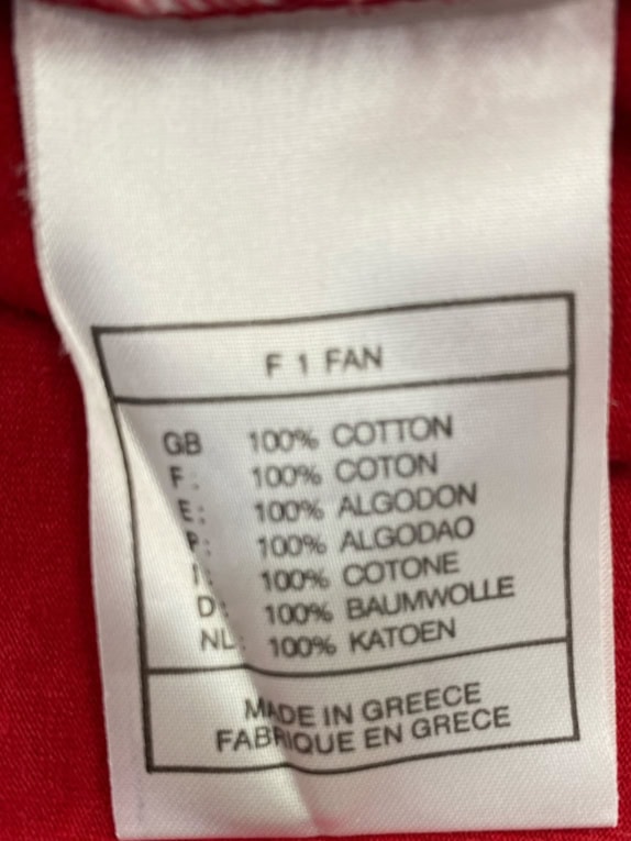 NIKE T-SHIRT VINTAGE WITH SMALL LOGO RED MEN'S L