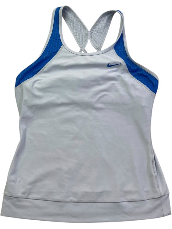 NIKE ΤΑΝΚ ΤΟΠ ATHLETIC ΓΚΡΙ ΜΠΛΕ ΓΥΝΑΙΚΕΙΟ PRE OWNED S