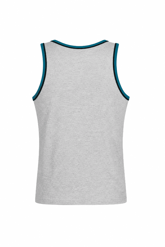 90s NIKE TANK TOP MINIMAL ΓΚΡΙ ΑΝΤΡΙΚΟ PRE OWNED L