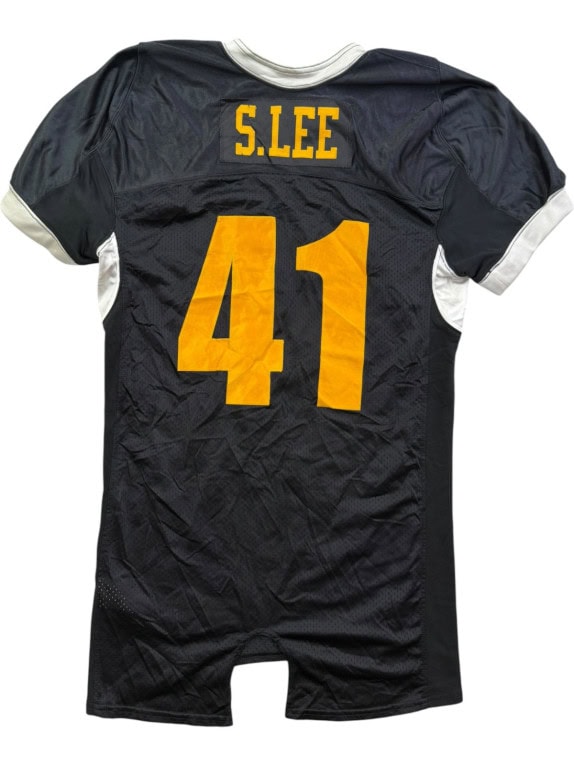 NIKE TEAM FOOTBALL JERSEY SPORTSWEAR BLACK MENS PRE OWNED M