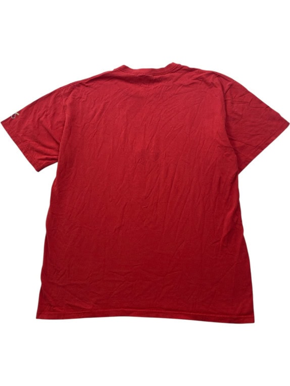 NIKE TEAM T SHIRT SPORTSWEAR GRAPHIC ΚΟΚΚΙΝΟ UNISEX PRE OWNED L