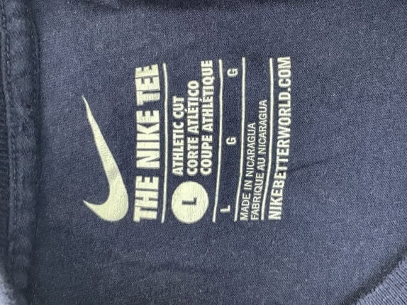 NIKE TEE GRAPHIC NAVY ΑΝΤΡΙΚΟ PRE OWNED L