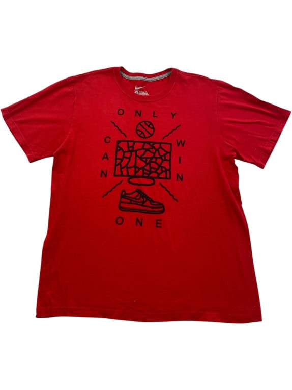 NIKE TEE GRAPHIC RED ΑΝΤΡΙΚΟ PRE OWNED L