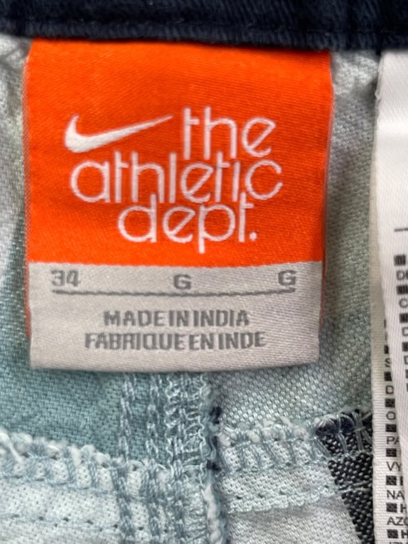 NIKE THE ATHLETIC DEPT. ΚΑΡΟ ΒΕΡΜΟΥΔΑ LOGO ΜΠΛΕ/ΓΚΡΙ UNISEX XL