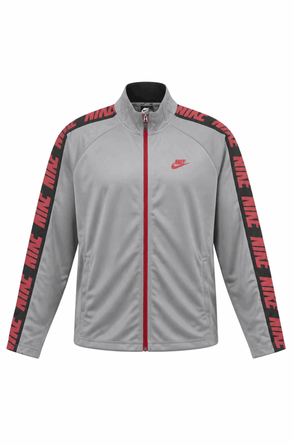 NIKE TRACK JACKET LOGO GREY ΑΝΤΡΙΚΟ PRE OWNED L