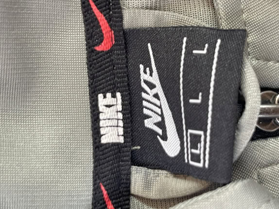 NIKE TRACK JACKET MINIMAL ΓΚΡΙ ΑΝΤΡΙΚΟ PRE OWNED L