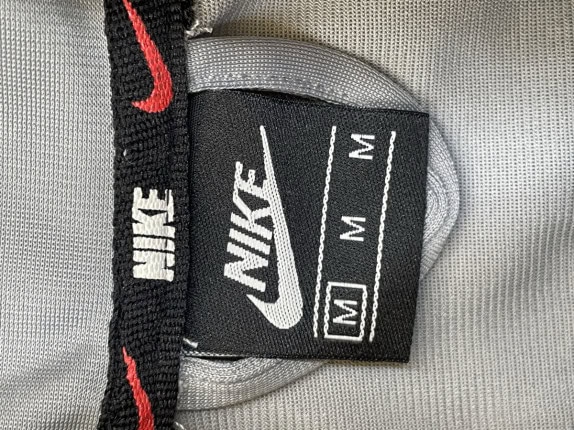NIKE TRACK JACKET MINIMAL GRIGIO UOMO PRE OWNED M