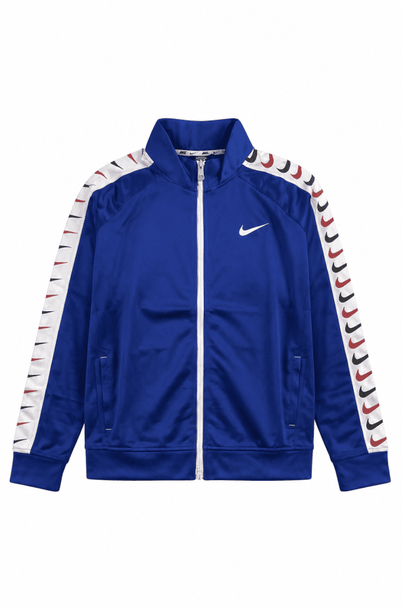 NIKE TRACK JACKET RETRO BLUE MEN PRE OWNED L